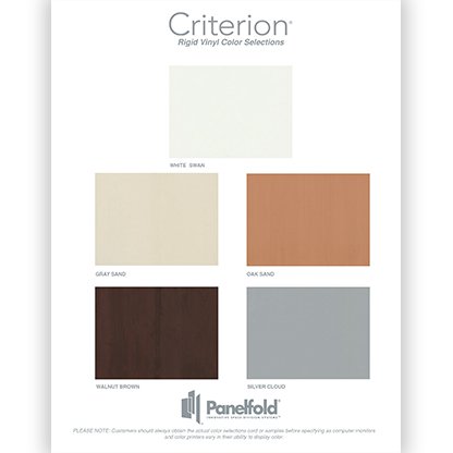 Panelfold Criterion